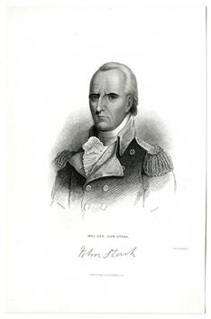 New Hampshire Historical Society - Engraving - Maj. Gen. John Stark